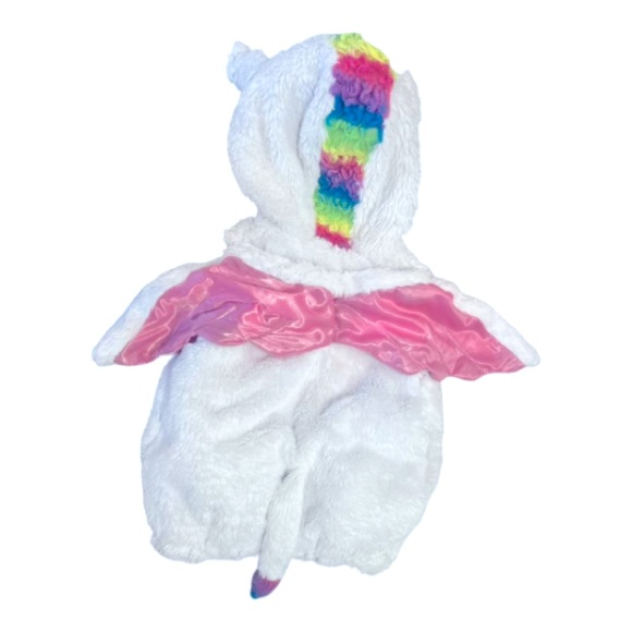 Halloween Costume Infant Rainbow Unicorn White and Pink Really Cute - Picture 4 of 6